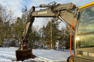Volvo grävmaskin på auktion hos Fabeo