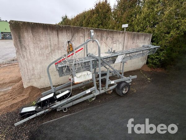 Amiga belysningsmast 12 m Bogserad belysningsmast