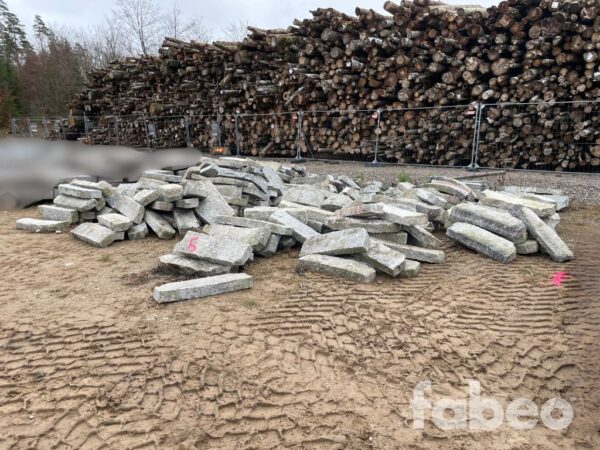 Parti med sten / betong material 5