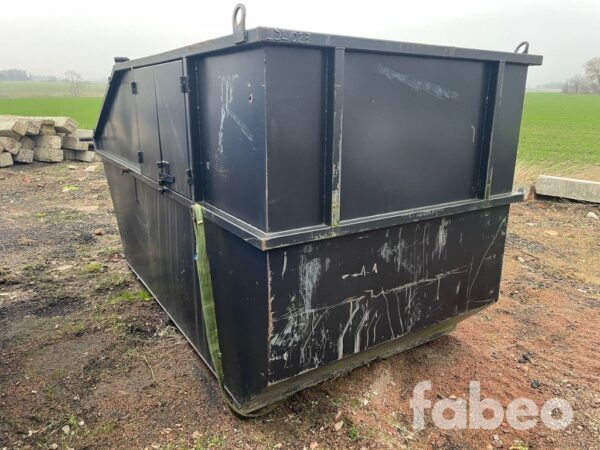 Liftdumper container 10 m³ stängd