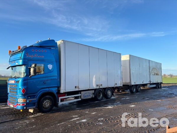 Scania R480LB6X2 med Närko släp Lastbil med ekipage