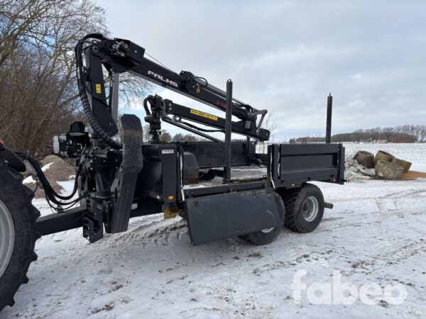 Ferrel 135D Dumpervagn med kran, grip och tipp