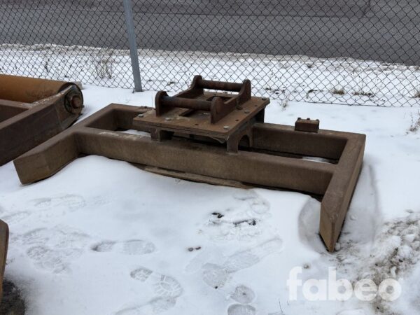 Planeringsbalk 2m S40 / S50 / S60 / S70 fäste