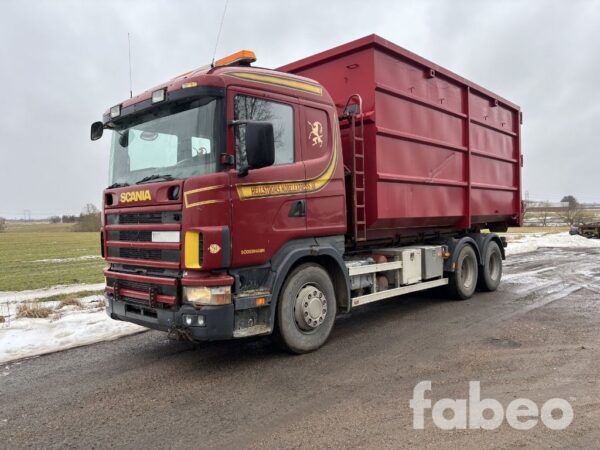 Scania R144GB6X2NB Lastväxlare / Krokbil Scania