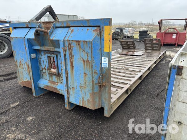 Luftfjädrat maskinflak 6,5 m