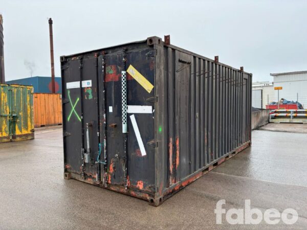 Container med el, arbetsbänk & hylla