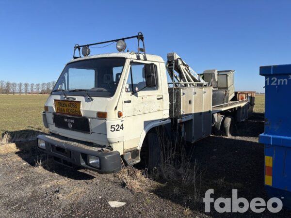 MAN 8.15 F med Svabo Liften 10 Skyliftbil