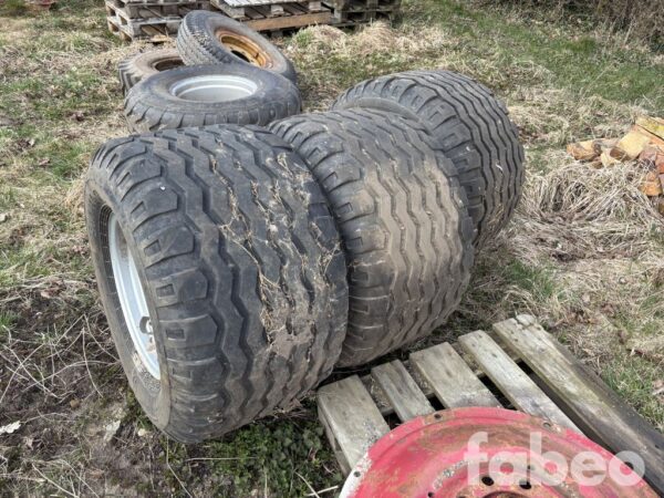 500/50-17 3 st Hjul till Lastväxlarvagn