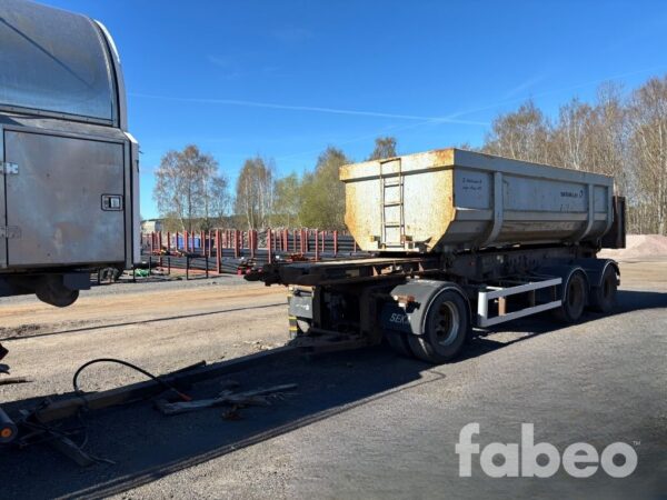 3axl Automatkassettvagn P2783 SLP-3-8200-KS 3axl Automatkassettvagn P2783 SLP-3-8200-KS Kassettsläp med balja