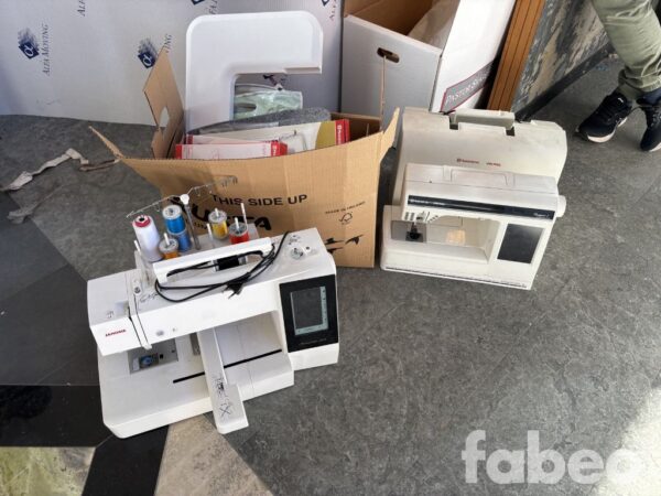 Husqvarna Viking Designer I & Janome Memory Craft 300E