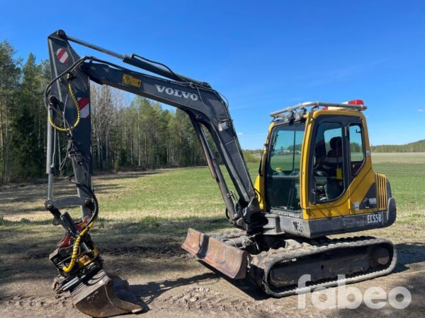 Volvo EC55B Bandgrävare med redskap