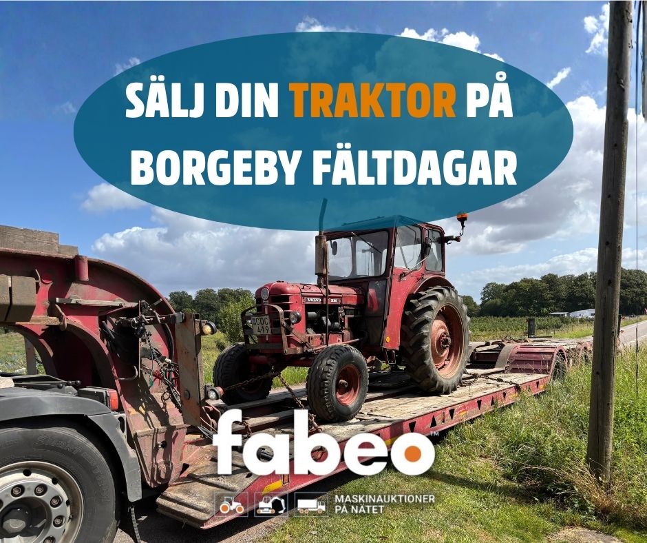 Sälj din traktor på Sveriges största lantbruksmässa! 1 Sälj din traktor på Sveriges största lantbruksmässa!