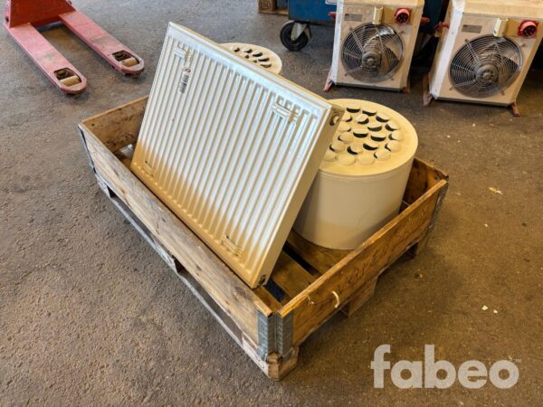 Radiator och tilluftsdon med dysor Radiator och tilluftsdon med dysor