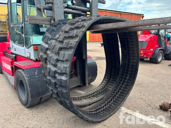 4 uppsättningar gummiband till grävmaskin