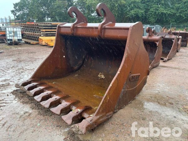 Midland Hardox Tandskopa 2300 mm med CAT 55-fäste